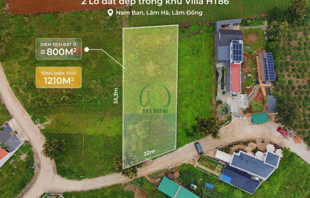 CẦN BÁN 2 LÔ ĐẤT ĐẸP TRONG KHU VILLA HT86, NAM BAN, LÂM HÀ, LÂM ĐỒNG