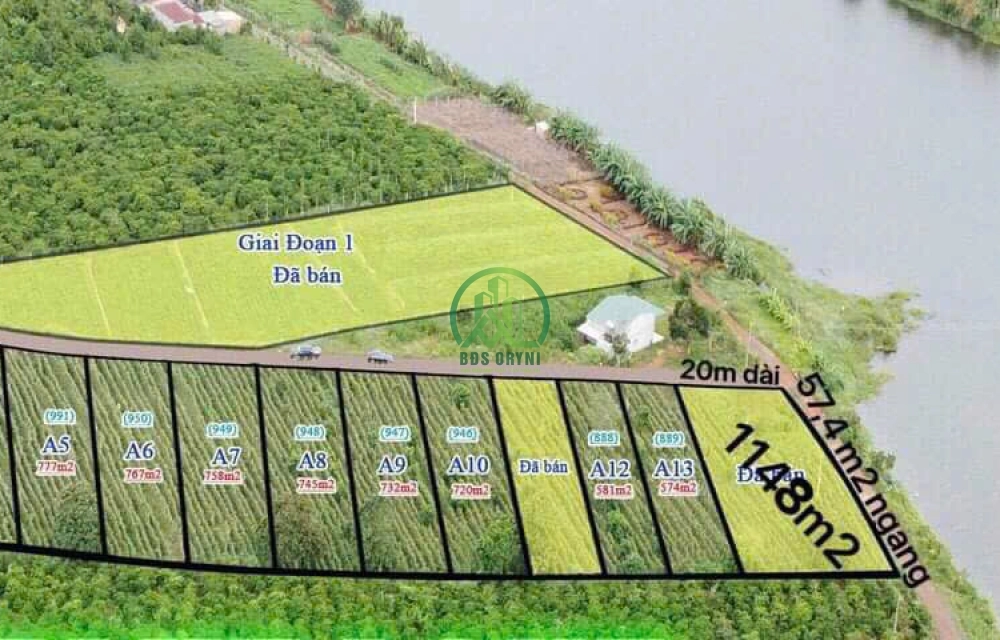 🏡 CẦN BÁN LÔ ĐẤT 2 MẶT TIỀN DIỆN TÍCH HƠN 1000 M2 KHU HỒ PHÚC HƯNG - LÂM HÀ