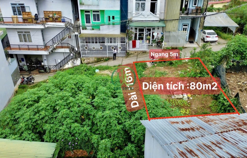ĐẤT NGAY TRUNG TÂM HẺM Ô TÔ ĐƯỜNG TRẦN KHÁNH DƯ P8 ĐÀ LẠT 