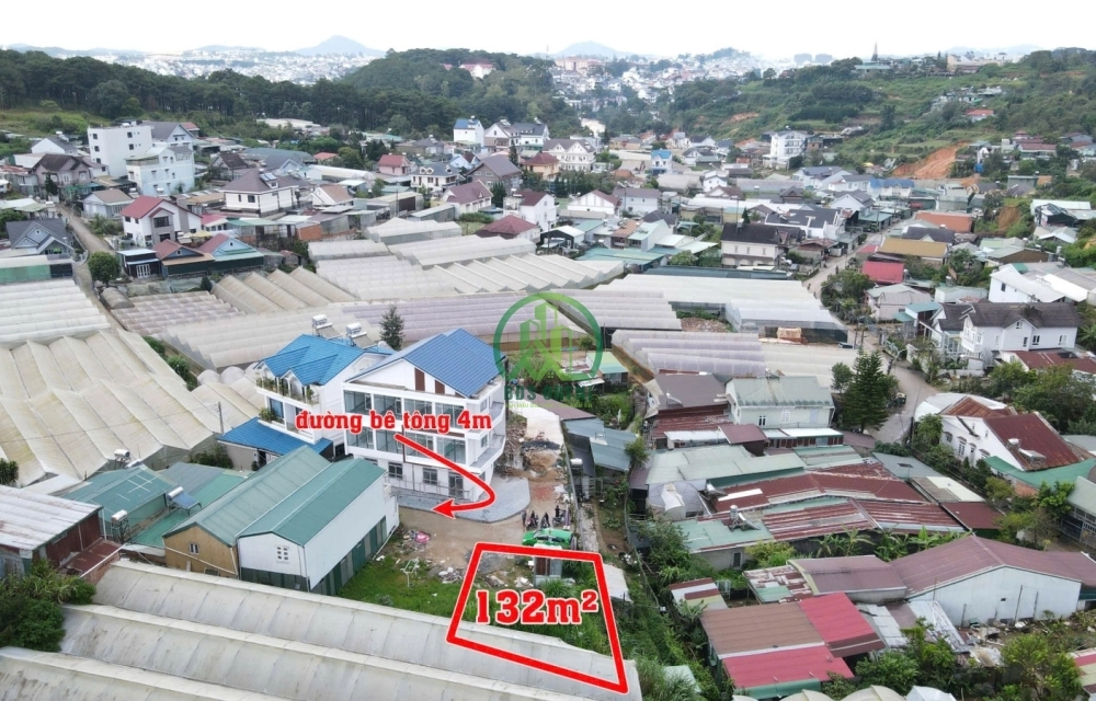 132m2 ĐẤT XÂY DỰNG TẠI NGUYỄN ĐÌNH QUÂN, P5, ĐÀ LẠT - GIÁ 2Tỷ900