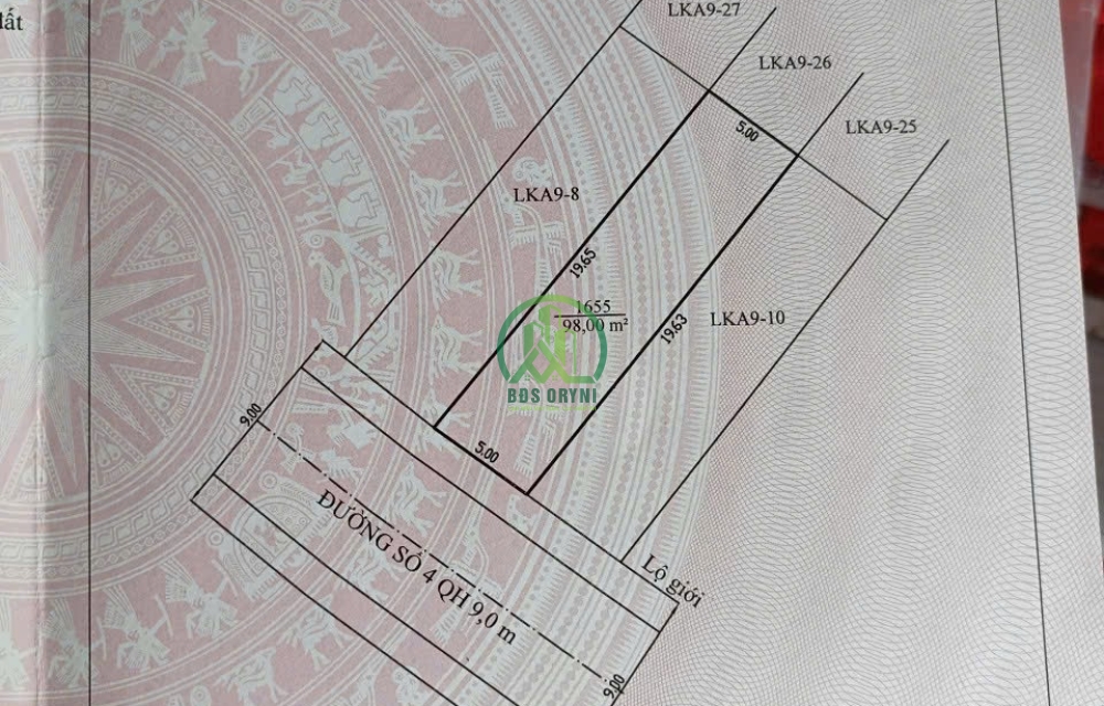 ĐẤT GIÁ ĐẦU TƯ KHU DÂN CƯ SỐ 5 AN SƠN - 6,5 tỷ cho 98m2