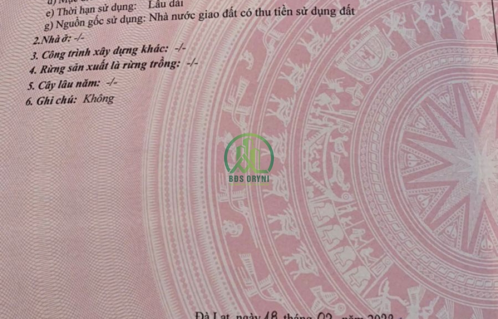 CẦN BÁN ĐẤT LÔ LK A7-16 KQH DÂN CƯ SỐ 5 AN SƠN - P4 - ĐÀ LẠT