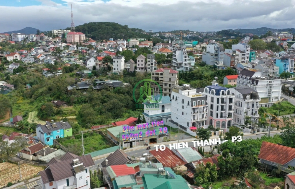 CẦN BÁN ĐẤT BIỆT THỰ MẶT TIỀN TÔ HIẾN THÀNH, PHƯỜNG 3- ĐÀ LẠT