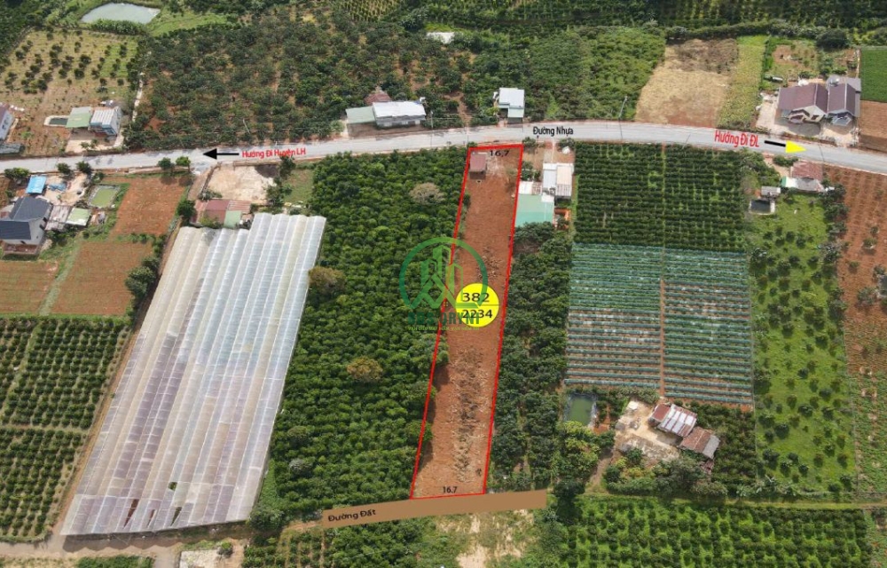  CẦN BÁN ĐẤT 2 MẶT TIỀN XÃ NAM HÀ, HUYỆN LÂM HÀ, LÂM ĐỒNG