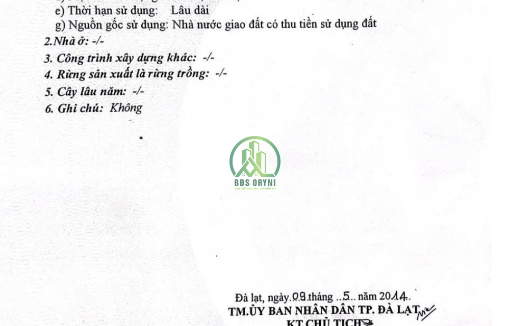 CẦN BÁN NHÀ MẶT TIỀN ĐƯỜNG KQH TRẦN ANH TÔNG - PHƯỜNG 8- TP.ĐÀ LẠT 5,5 TỶ 