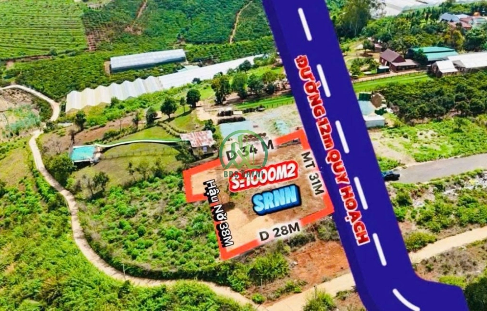 BÁN LÔ ĐẤT XÃ TÀ NUNG - ĐÀ LẠT - LÂM ĐỒNG