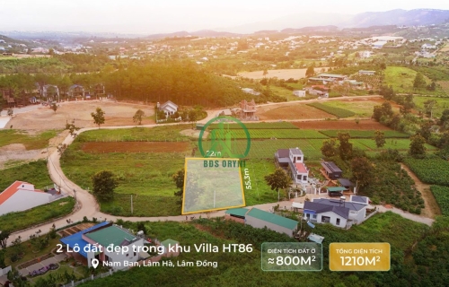 CẦN BÁN 2 LÔ ĐẤT ĐẸP TRONG KHU VILLA HT86, NAM BAN, LÂM HÀ, LÂM ĐỒNG