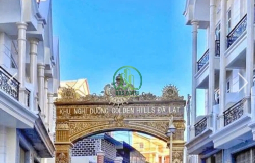 CẦN BÁN NHÀ TRONG KHU NGHĨ DƯỠNG GOLDENHILL NGUYỄN TRUNG TRỰC  - P3 - ĐÀ LẠT