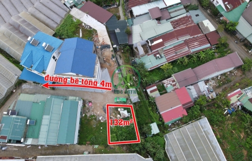 132m2 ĐẤT XÂY DỰNG TẠI NGUYỄN ĐÌNH QUÂN, P5, ĐÀ LẠT - GIÁ 2Tỷ900